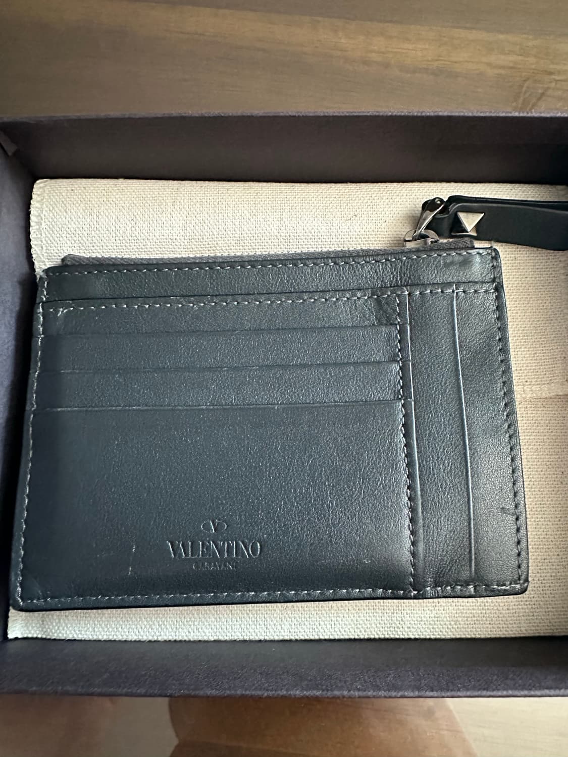 발렌티노 카드지갑 블랙 상품이미지2