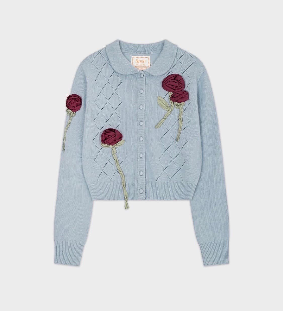 (아일릿 원희 착용) 시눈 익스클루시브 펀칭 가디건 + 캉캉 스커트 셋업 상품이미지8