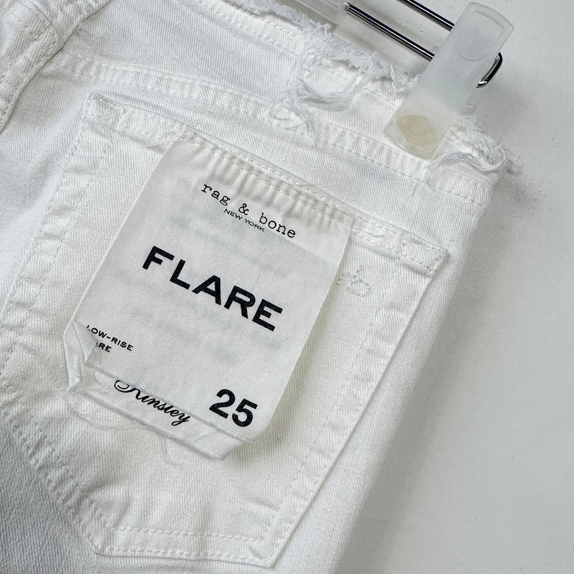 랙앤본 세미 부츠 화이트 데님 진 (25) 상품이미지8
