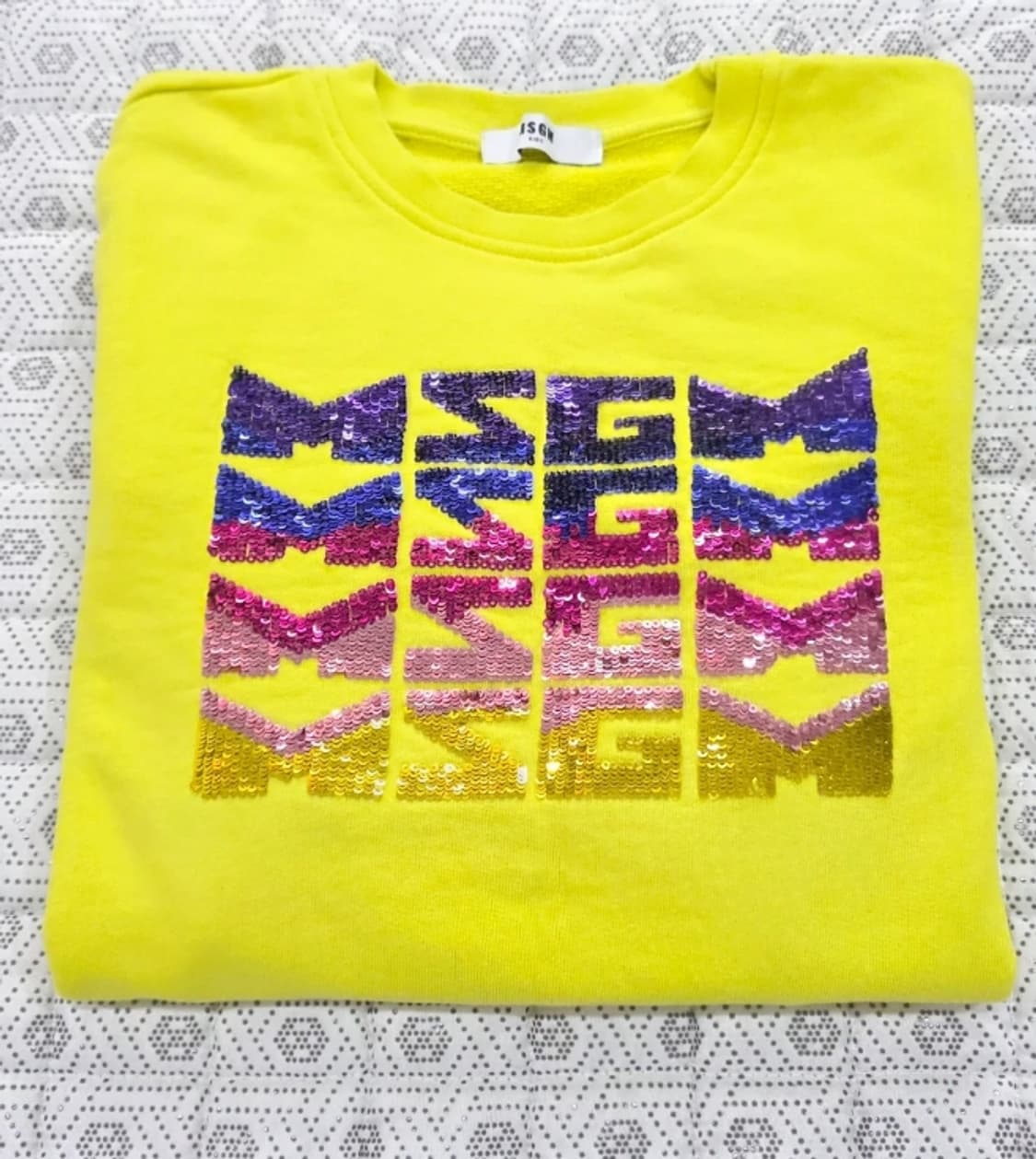 MSGM 엠에스지엠 주니어 맨투맨 12~14세 상품이미지6