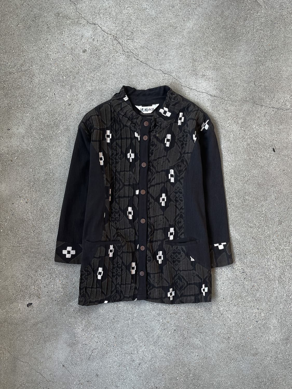 Linen Ethnic Wood Button Shirt 0278 상품이미지1