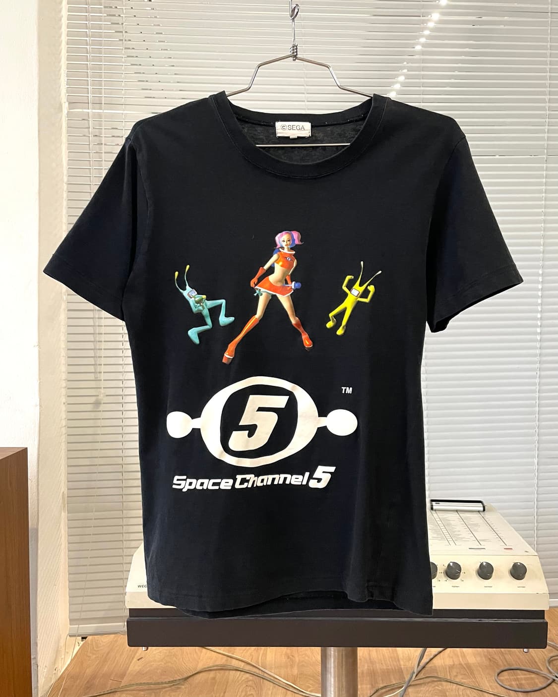 [M] SEGA 스페이스채널5 반팔 티셔츠 상품이미지2