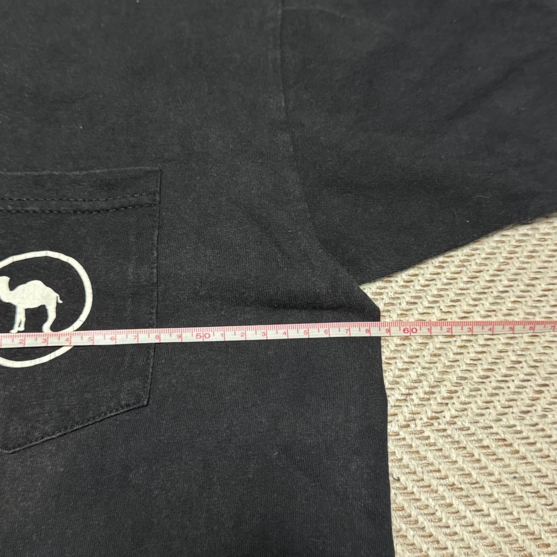 (XL) 9Os 카멜 프로모 포켓 티셔츠 상품이미지4