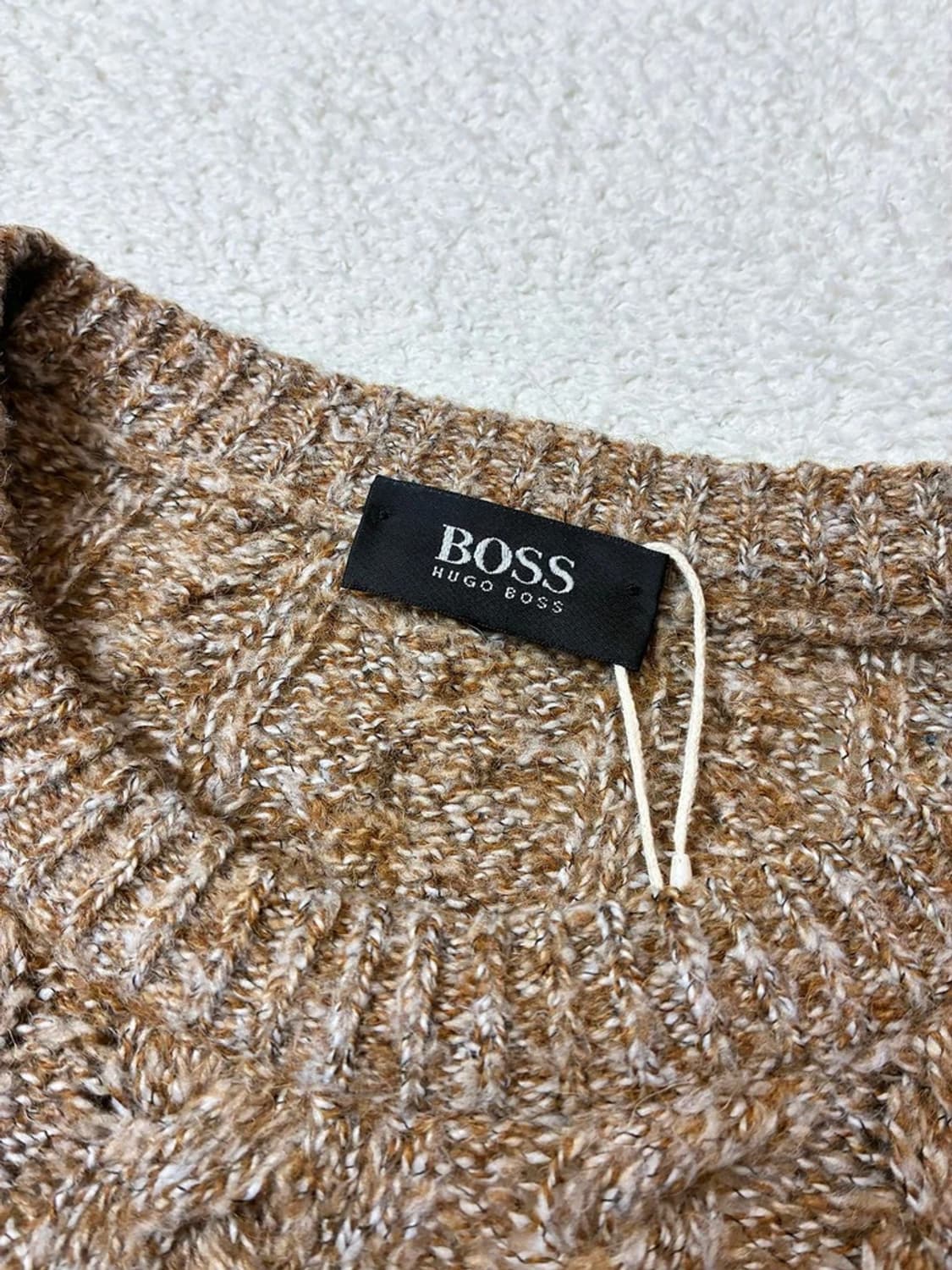 휴고보스 00's 꽈배기 브라운 울 니트 PN5921 상품이미지7