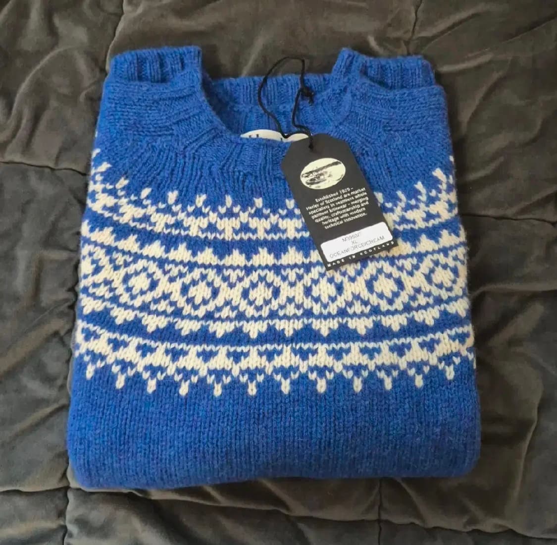 [XL] 할리오브스코틀랜드 블랭크룸 yoke 스웨터 상품이미지5