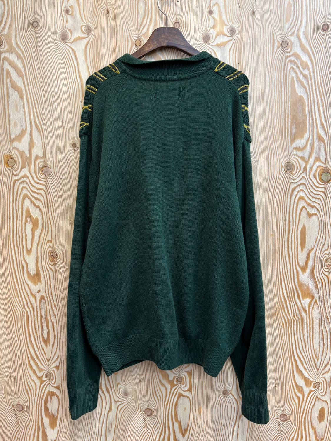 디스이즈네버댓 골드 체인 패턴 니트 집업 상품이미지2