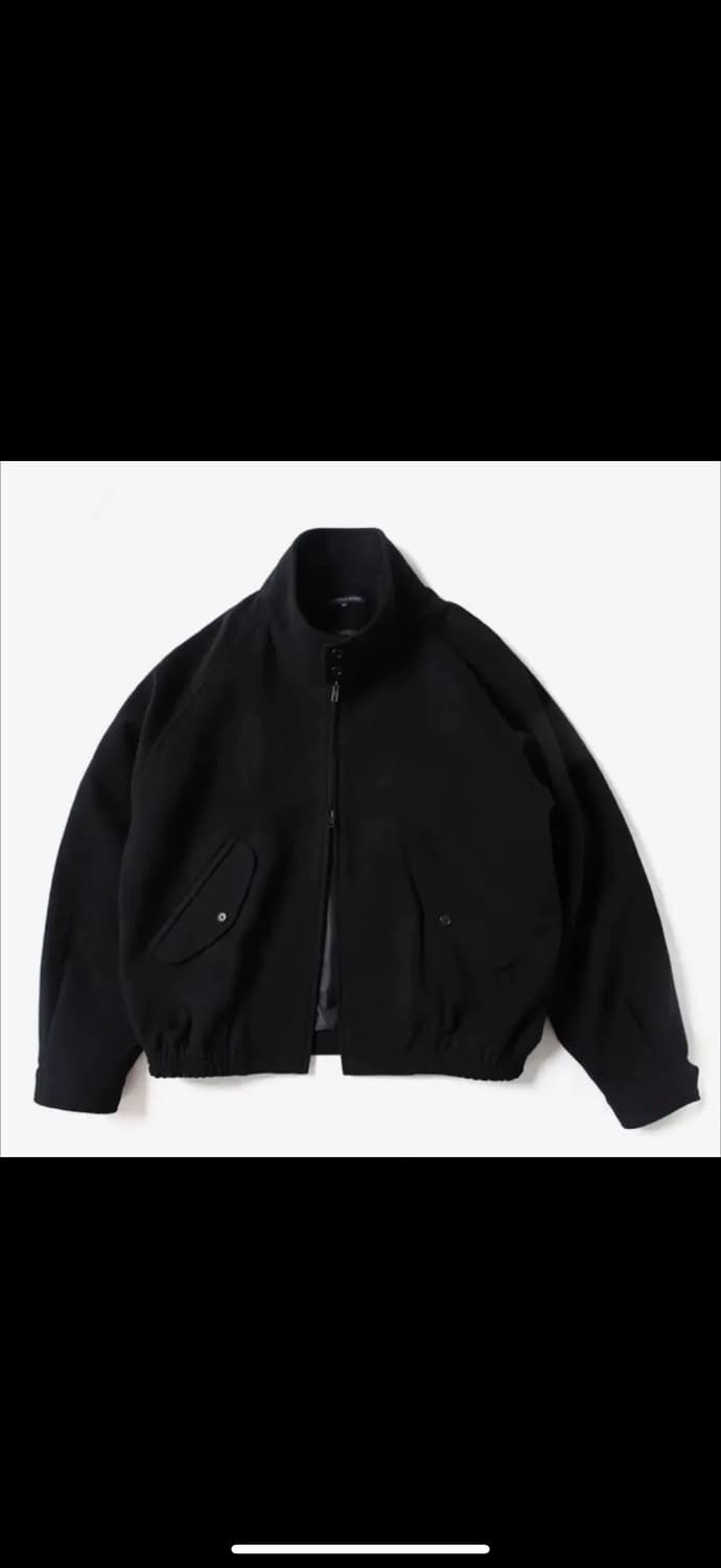 토마스모어 울 해링턴 자켓 블랙 L 상품이미지1
