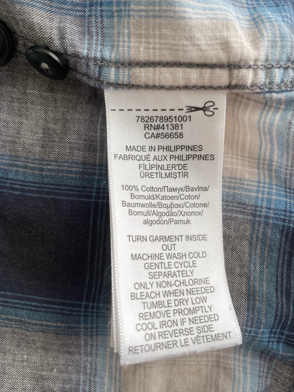 RRL 더블알엘 플레이드 오픈 칼라 캠프 셔츠 상품이미지4