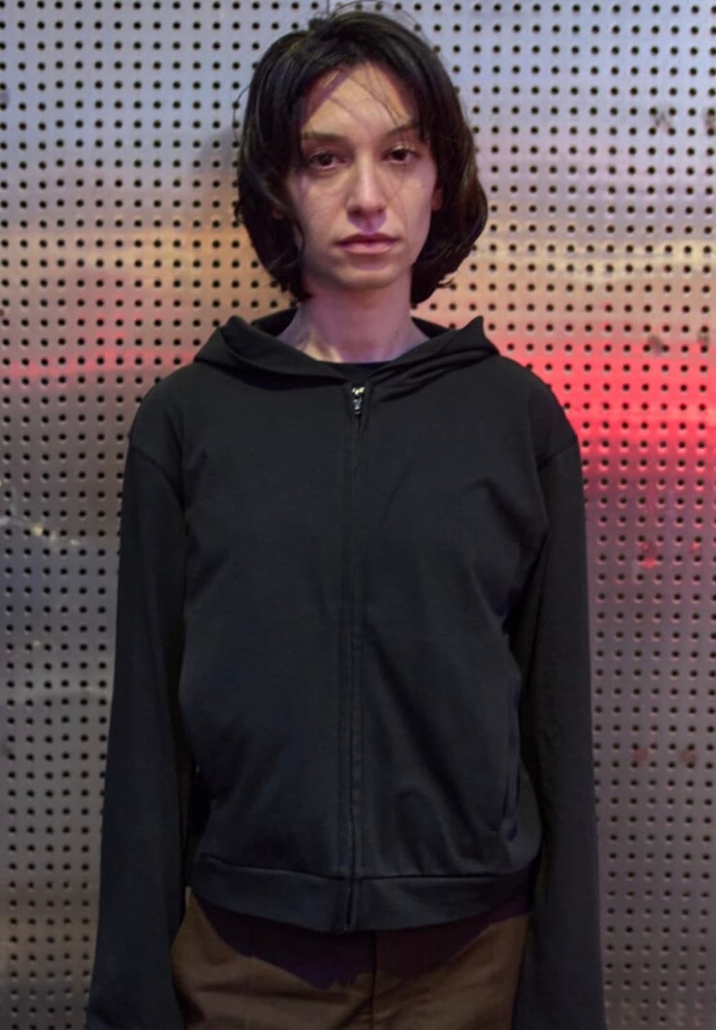 mudule 라운지 후드집업 블랙 3 상품이미지1