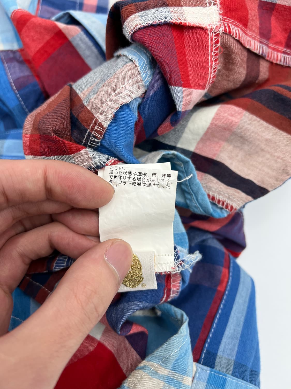 베이프 패치워크 원피스 상품이미지7