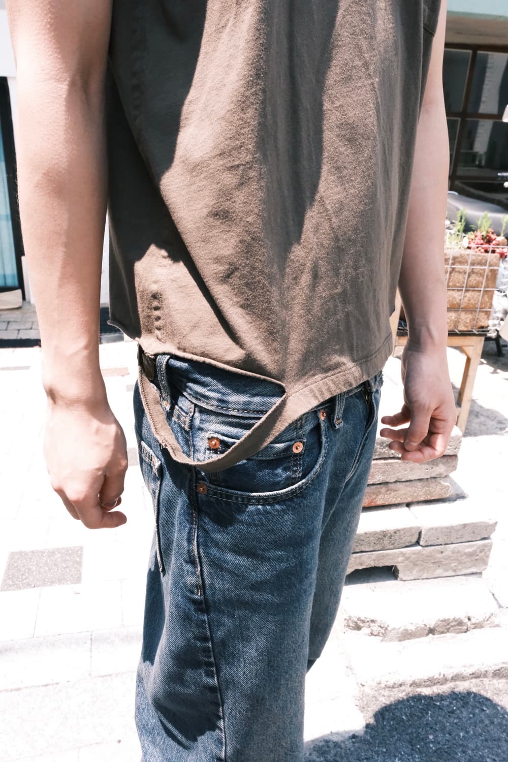 Helmut lang 로우엣지 포켓 티셔츠 M 상품이미지2