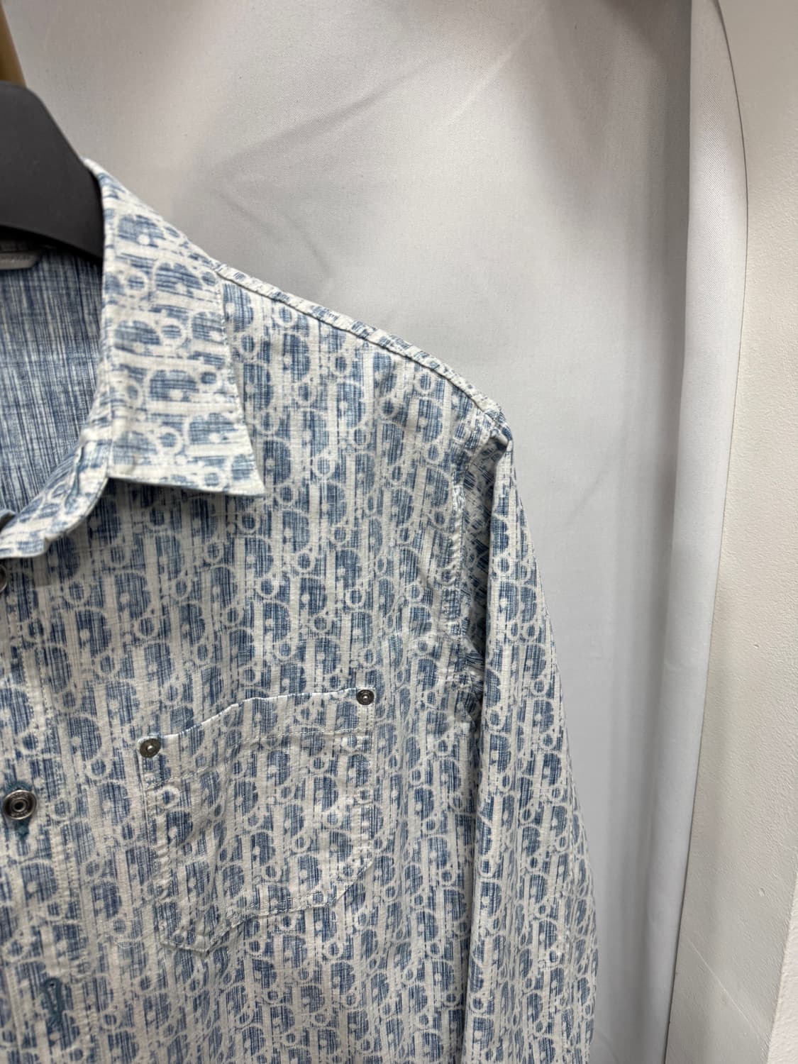 새상품급 디올 오블리크 카스리 셔츠 40사이즈  상품이미지2