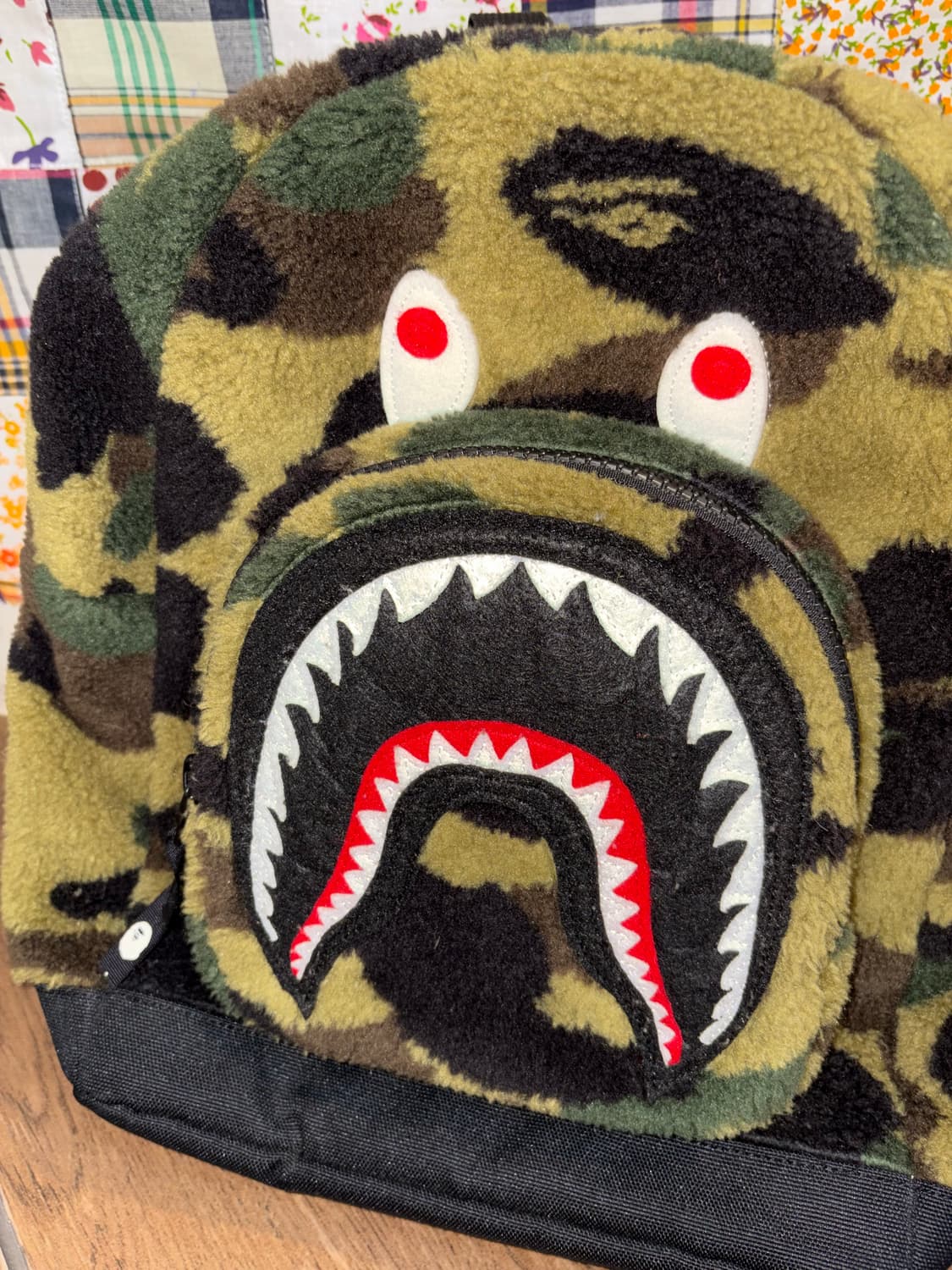 Bape Shark Fur Day BackPack 상품이미지6