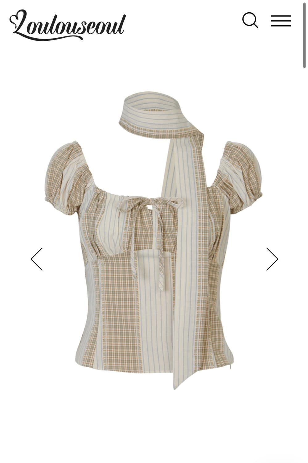 루루서울 baby mushroom mix blouse 상품이미지2