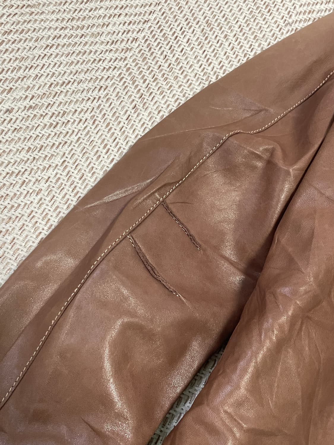 Ships 쉽스 양가죽 페이딩 레더자켓  상품이미지9