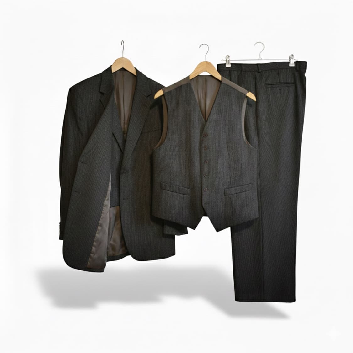 🌂🕴️지안프랑코 페레 | 그레이 스트라이프 3피스 수트 | 신사 상품이미지1