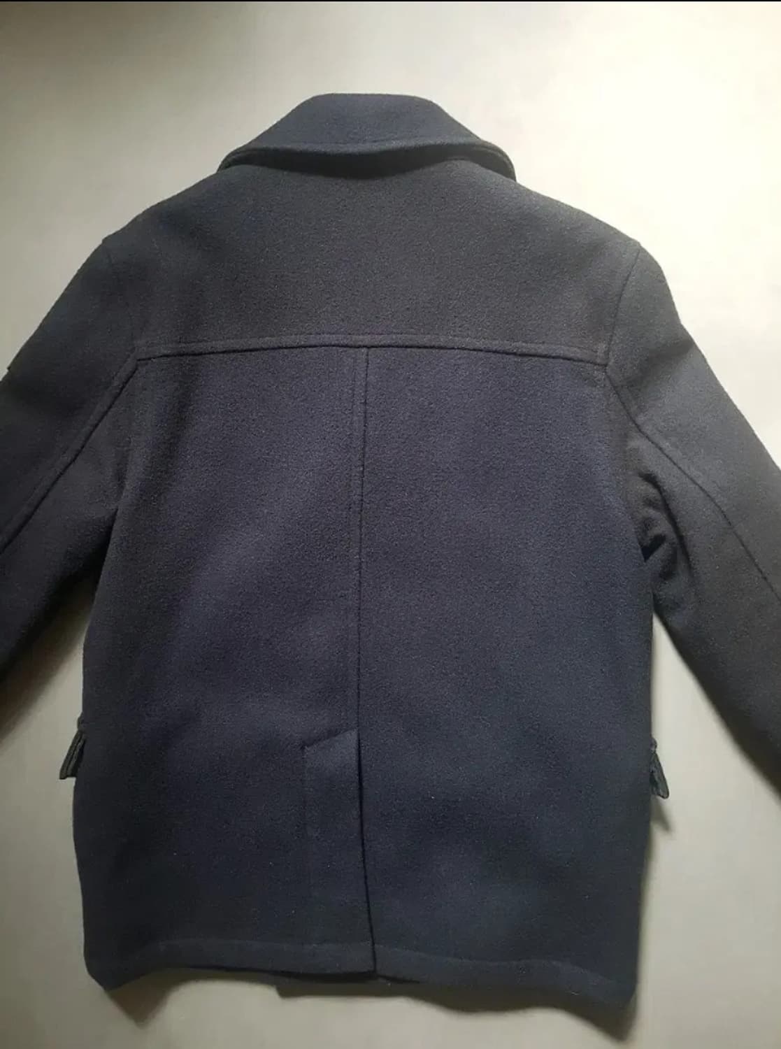 [L] 슈퍼드라이 빈티지 해군 더블 피코트 네이비 라벨 상품이미지7