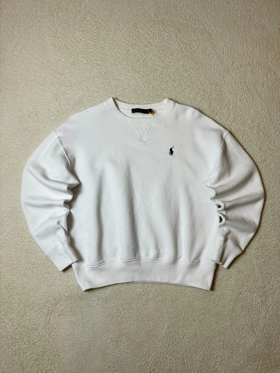 폴로 랄프로렌 우먼스 로고 큐알 맨투맨 PN6352 상품이미지1