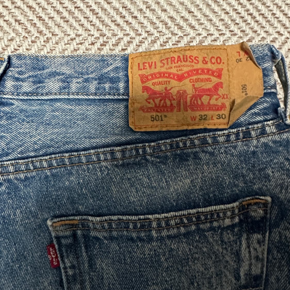 LEVI'S 501 mexico made denim jeans 상품이미지3