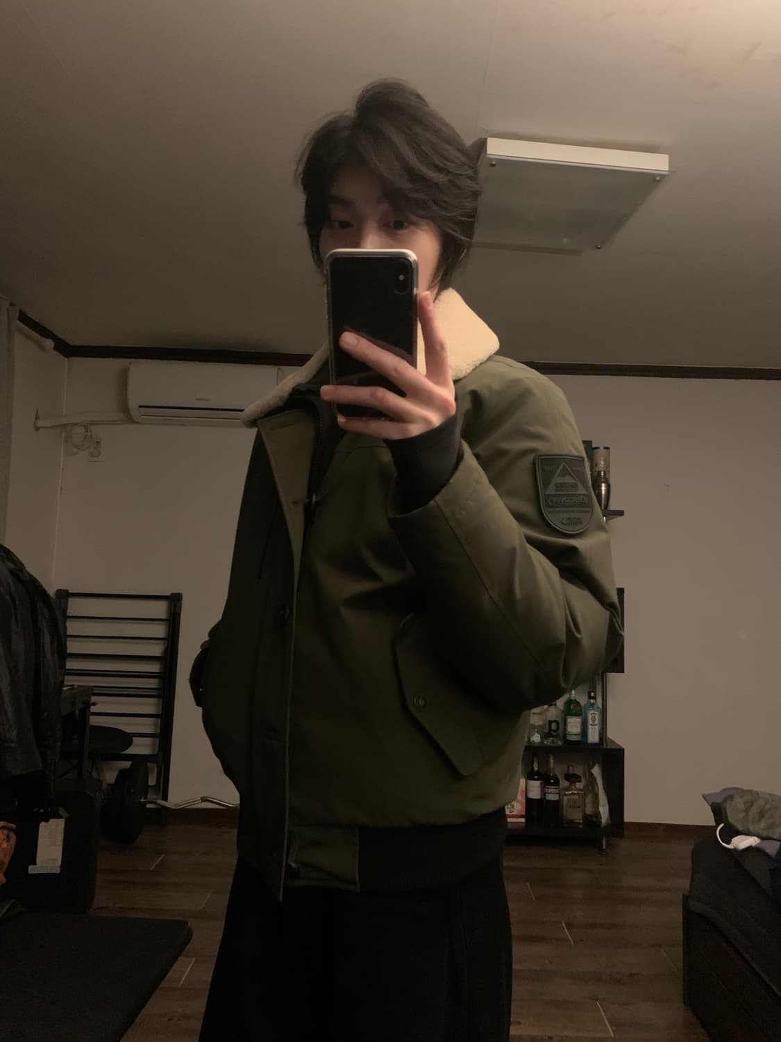 [도깨비 이동욱 착용] 디스커버리 밀리터리 항공 점퍼 B-15 자켓 패딩 상품이미지3