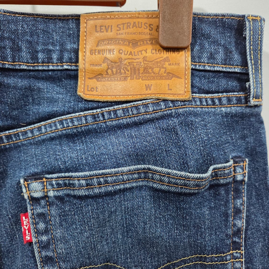 리바이스 511 빅E 프리미엄 중청 데님팬츠 32/32 상품이미지4