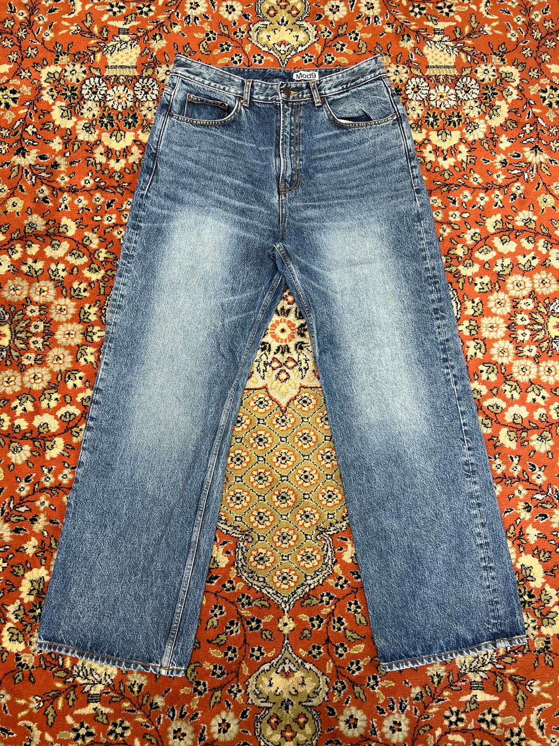 [33] 모드나인 MOD1W 와이드 데님 팬츠 상품이미지1