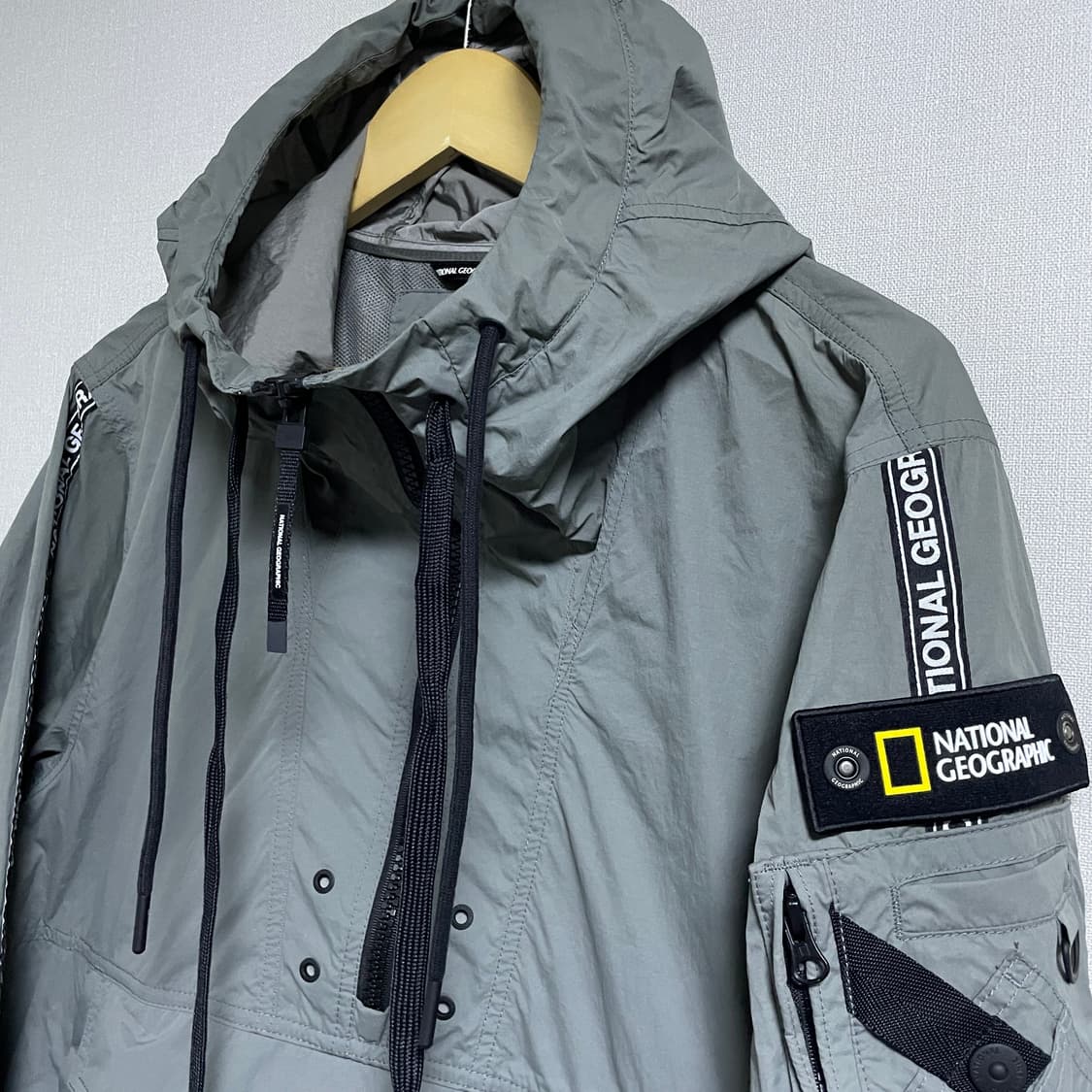 내셔널지오그래픽 남성 아노락 바람막이 점퍼 M (남성  상품이미지4