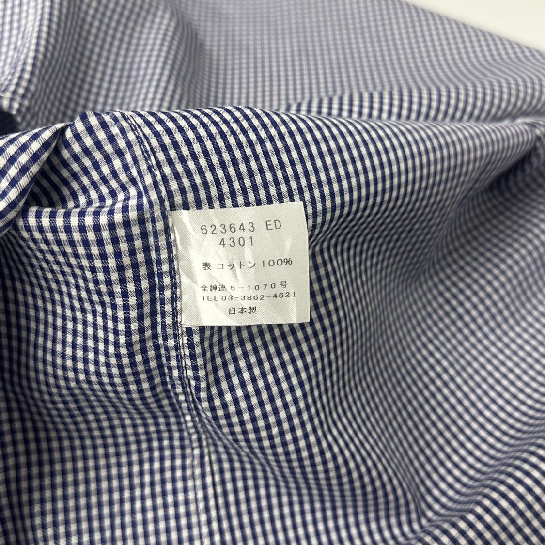 폴스미스 깅엄 체크 디테일 하프 셔츠 상품이미지10