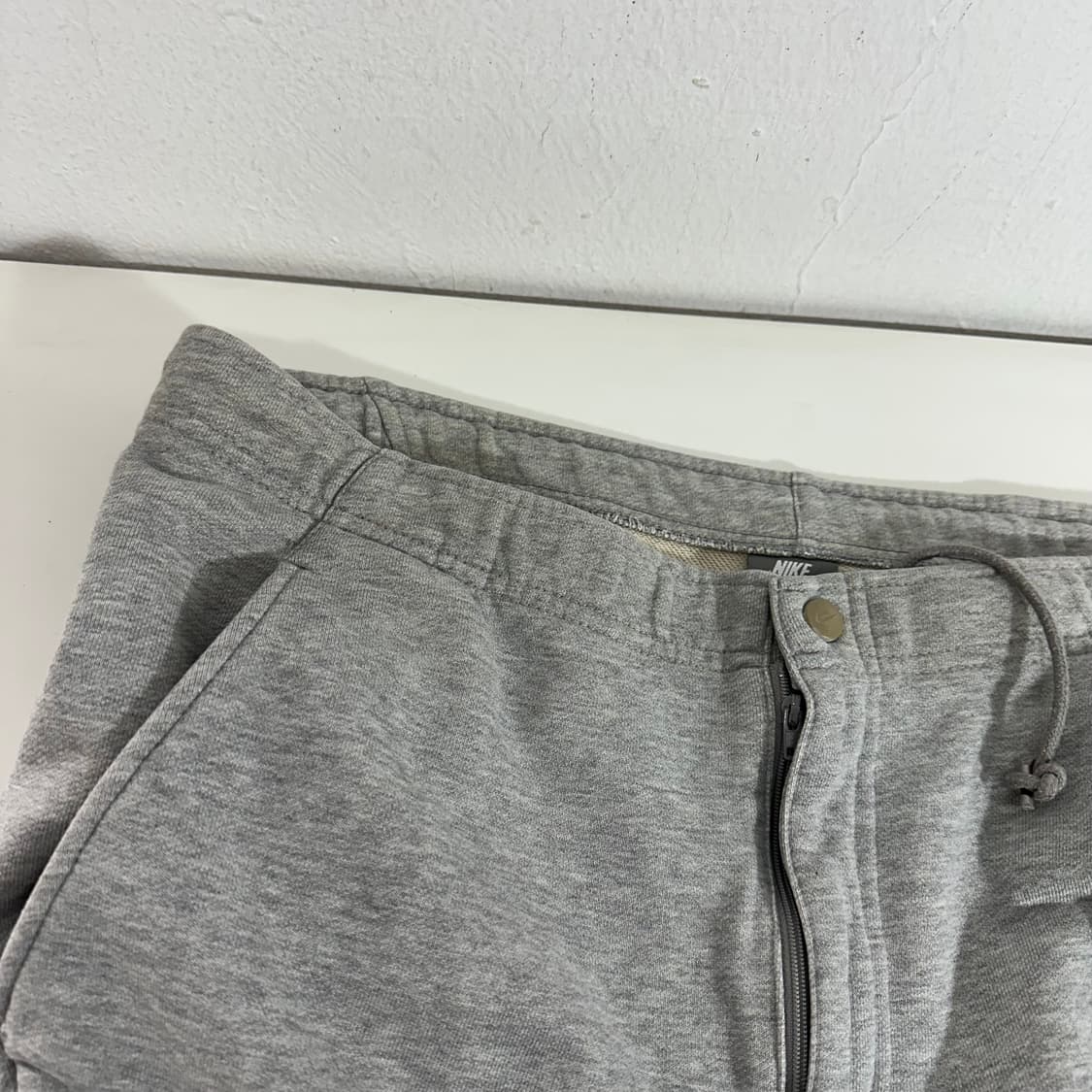 L-XL 나이키 그레이 기본로고 세미와이드 카고 트레이닝팬츠 상품이미지5