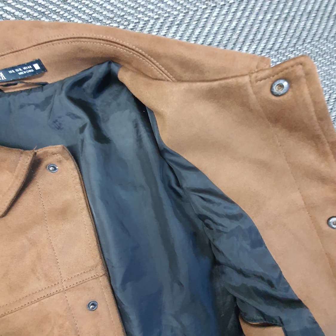 자라 스웨이드 자켓 남자105 상품이미지6