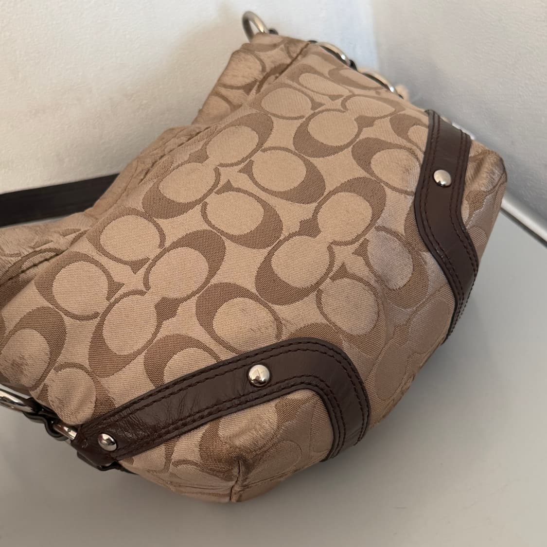 Coach siganture logo mini bag 상품이미지4