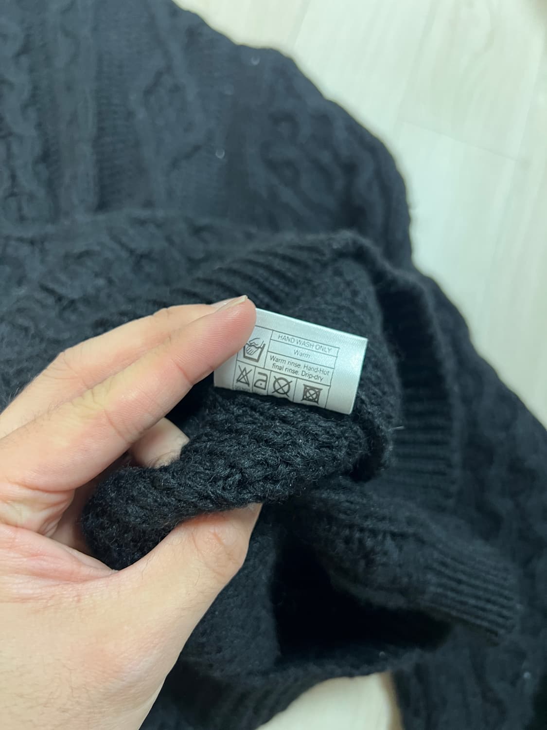 택포3) 케리울른밀즈 퓨어울100 터틀넥 니트 40 상품이미지6