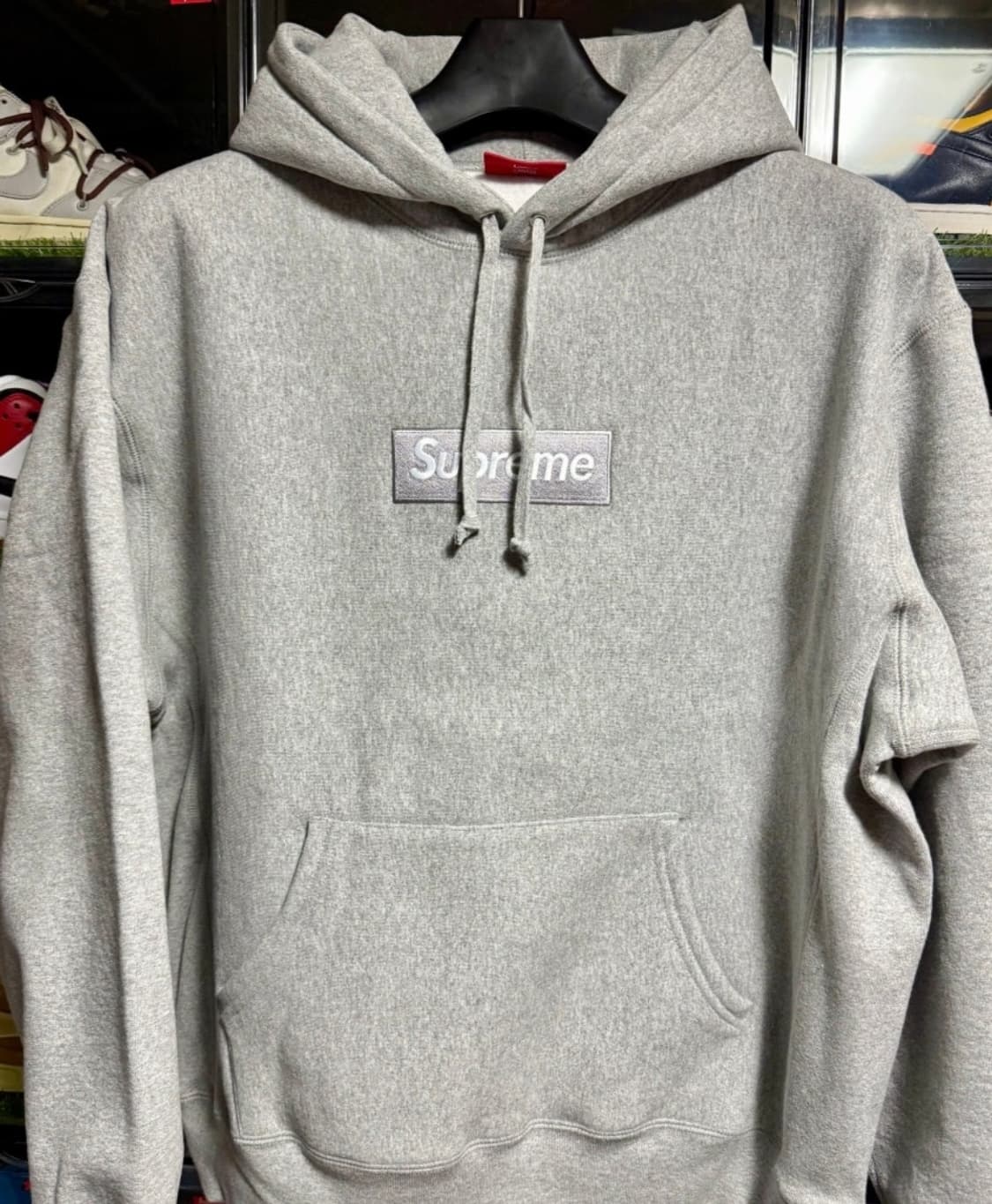 24Fw 슈프림 박스로고 그레이 상품이미지1