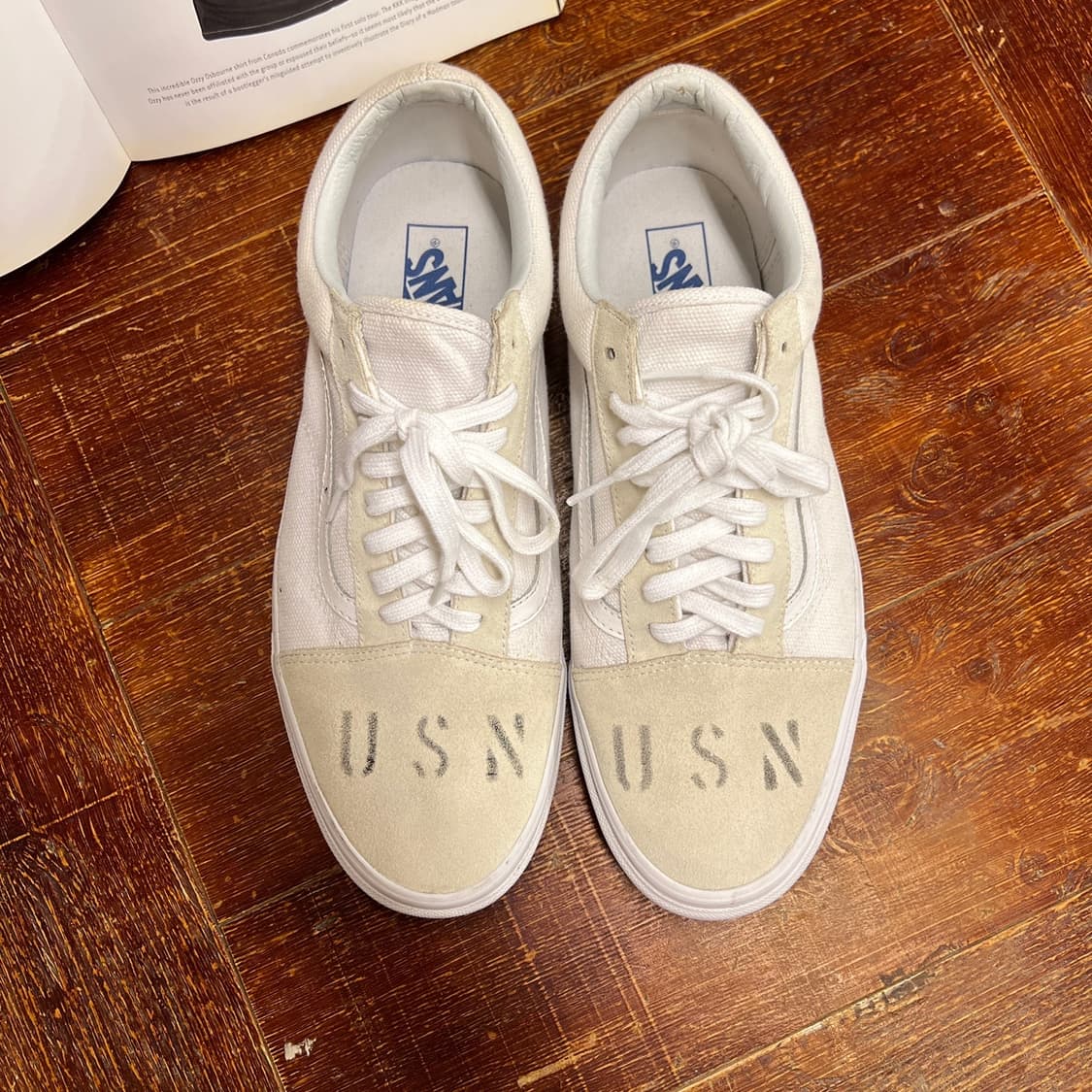 Vans Sneakers US Custom White 300 Size 상품이미지2
