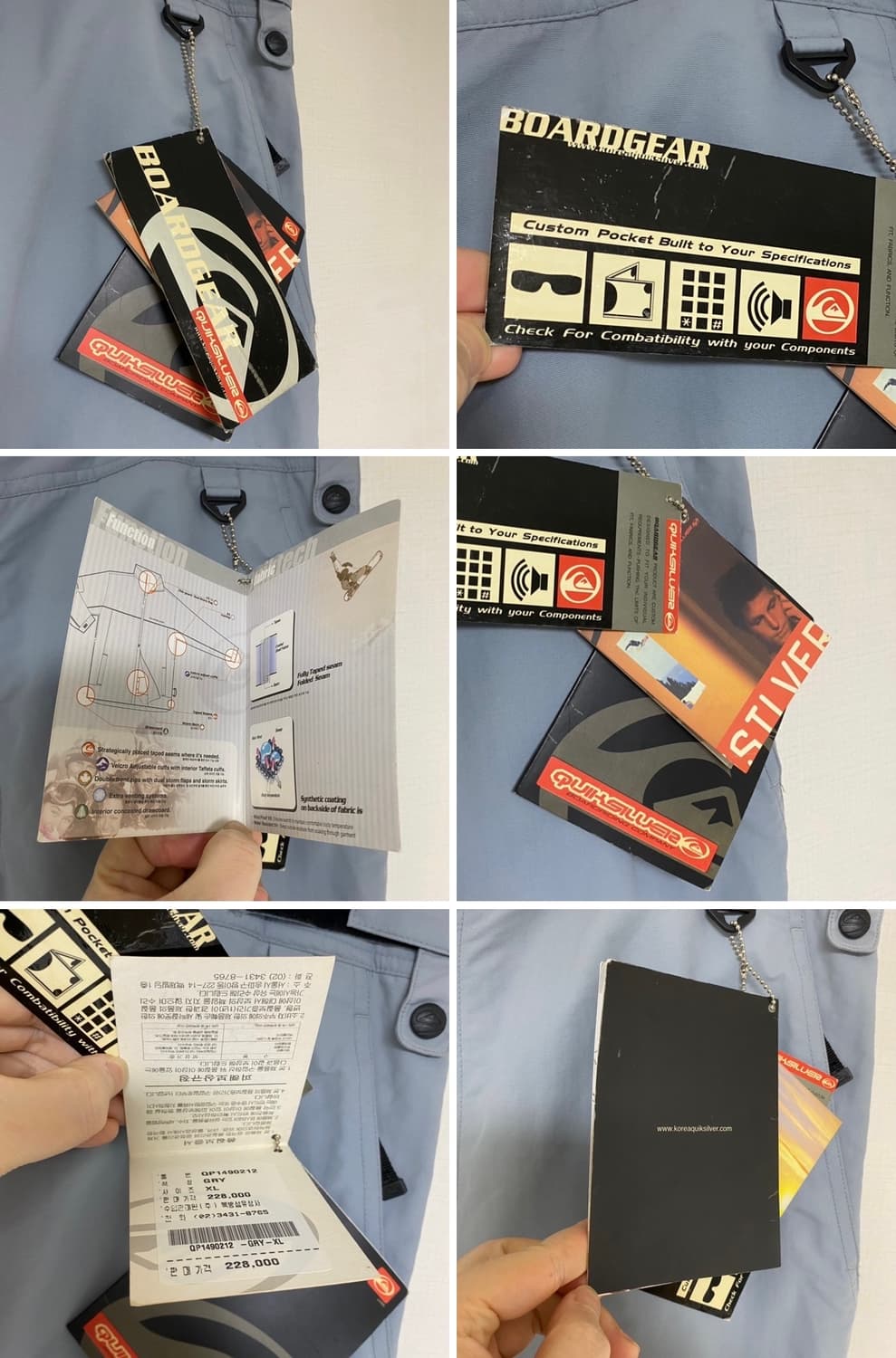 1995년 QUICKSILVER BOARDGEAR PANTS OG 상품이미지8