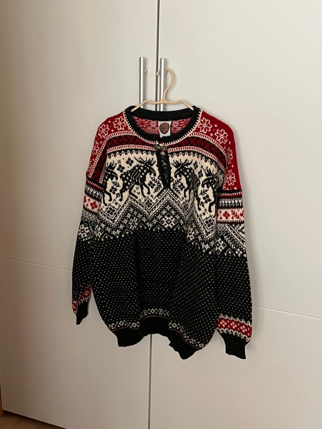 vintage nordic knit (착용컷) 상품이미지1