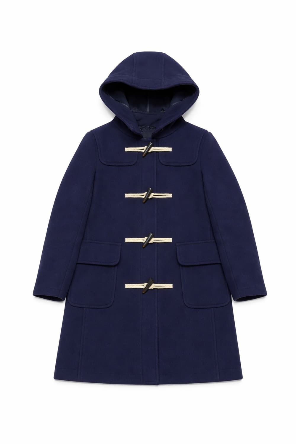 UNIQLO 유니클로 울 더플코트 네이비 S 상품이미지1