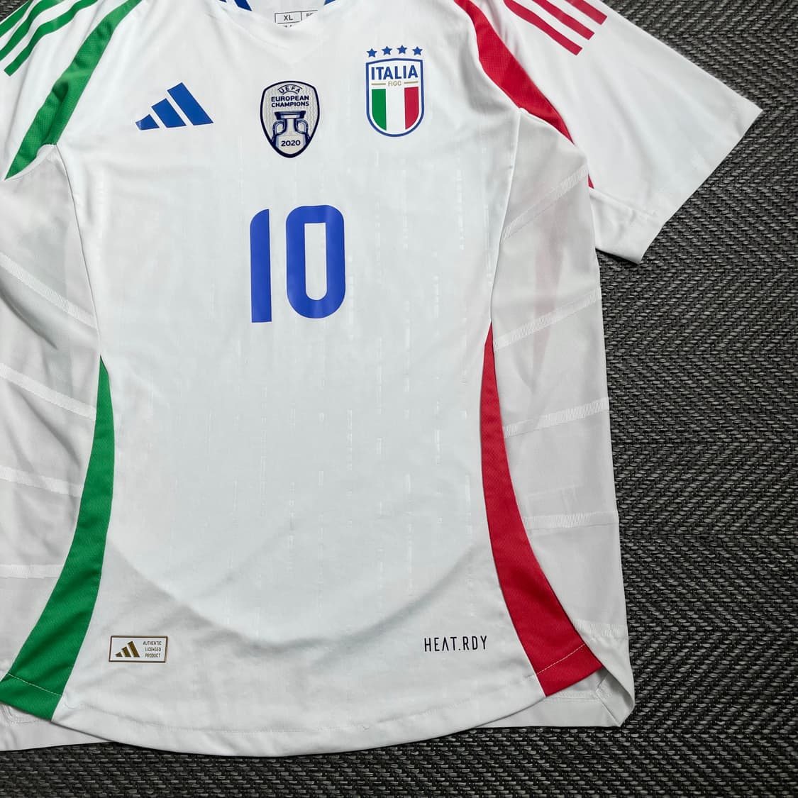 아디다스 이탈리아 어웨이 유로 2020 시즌 인시네 유니폼 y 3999 상품이미지3