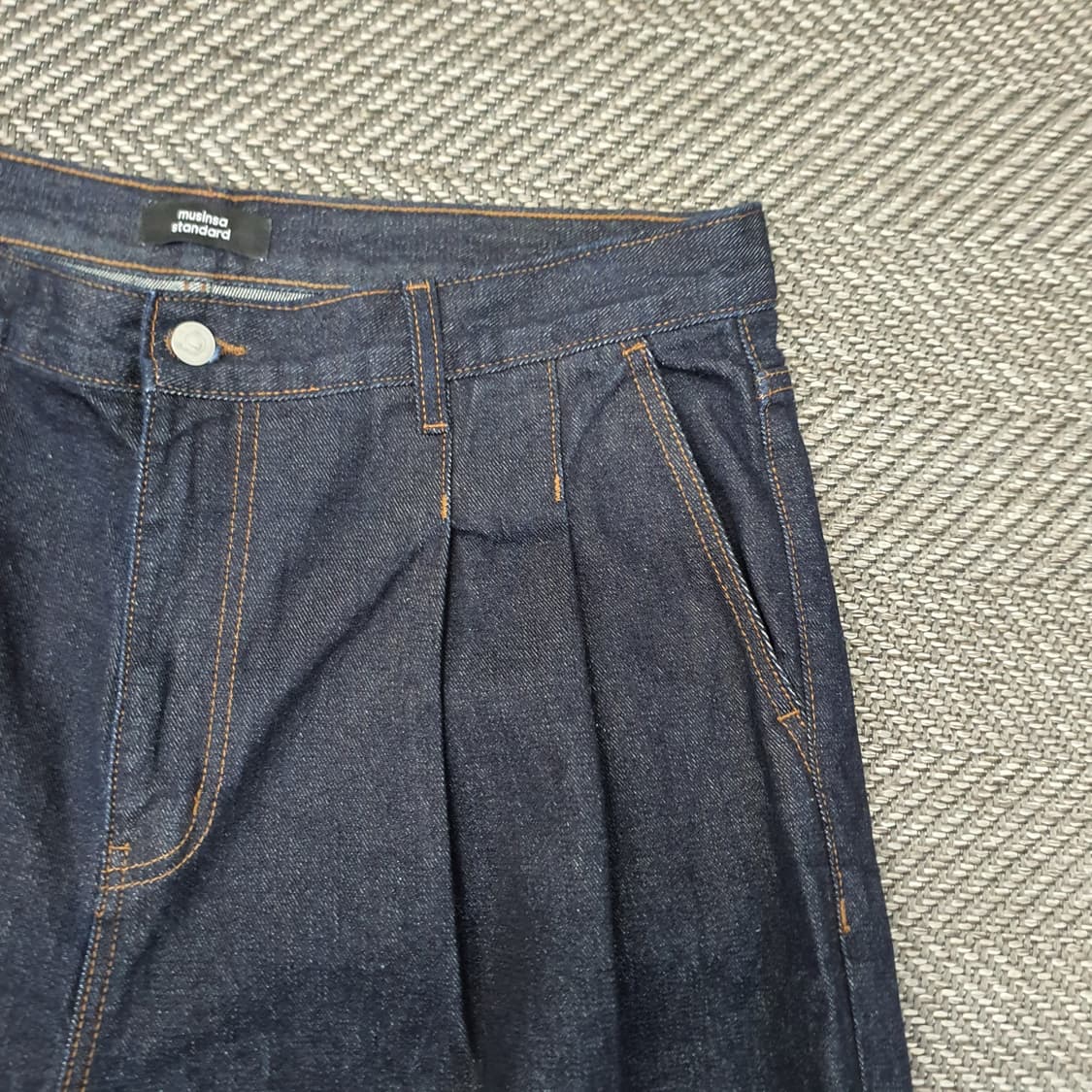 무신사 와이드 데님 청바지 남자36 상품이미지4