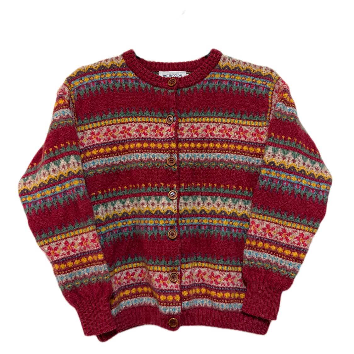 베네통 페어아일 카디건 상품이미지1