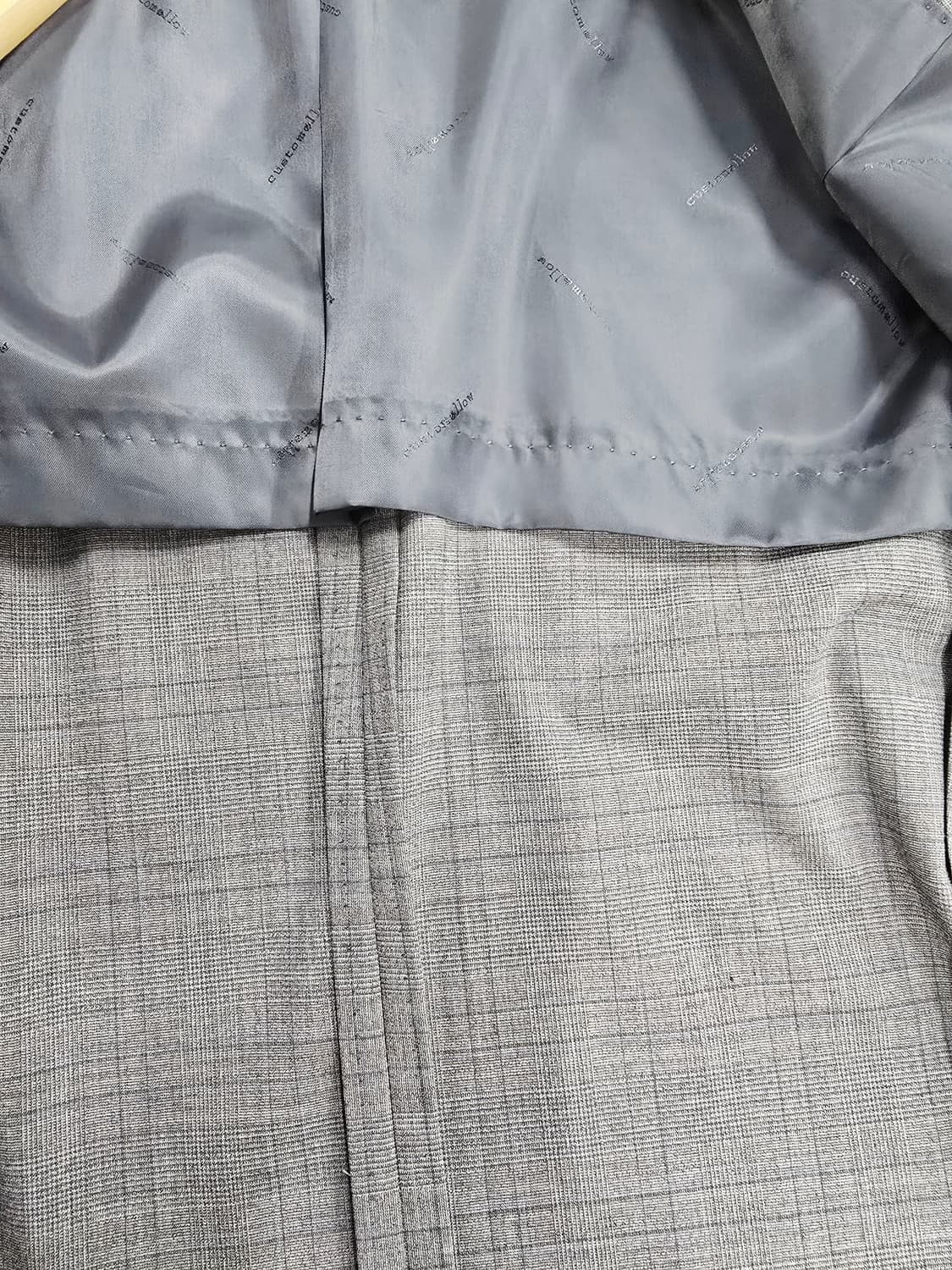 커스텀멜로우 체크 패턴 남성 자켓 상품이미지6