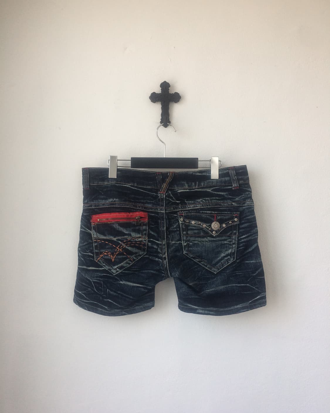 Washing denim short 상품이미지2