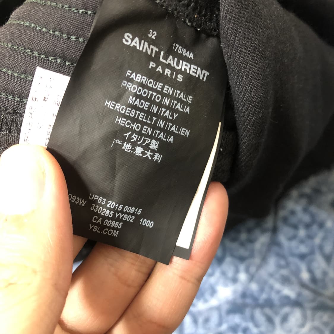 생로랑 레더패널진 15fw 32 상품이미지3