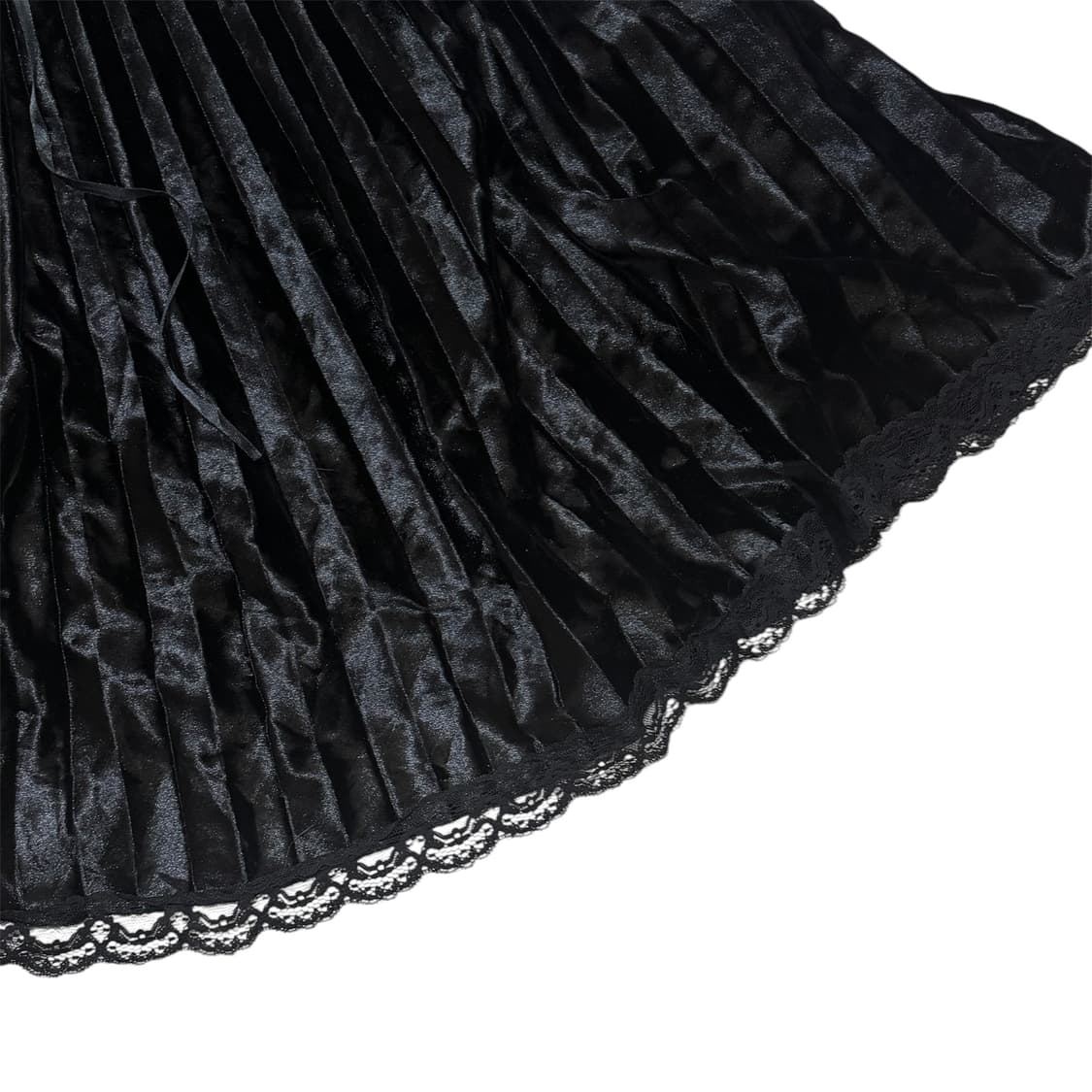 00s 고딕 무드 벨루어퍼 슬립 드레스 상품이미지5