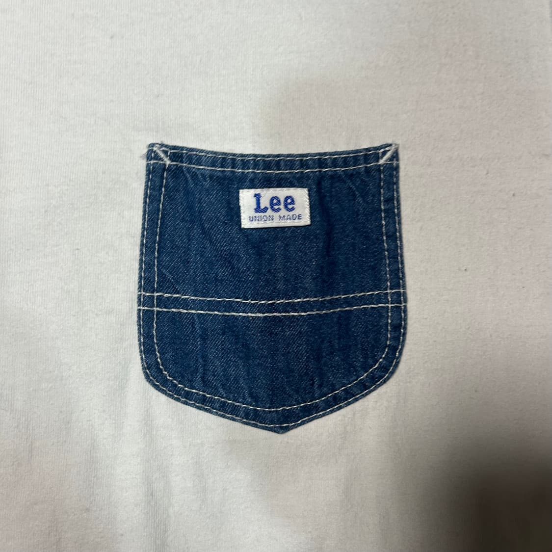 [L] LEE 재팬 데님 포켓 반팔 상품이미지2