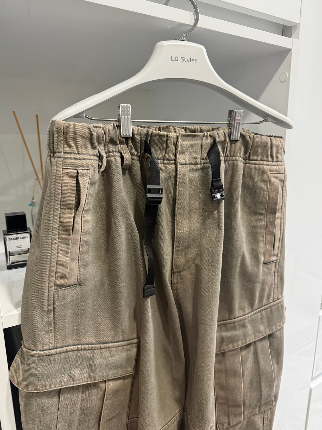 해칭룸 밀팬츠 4사이즈 세이지그린 상품이미지1