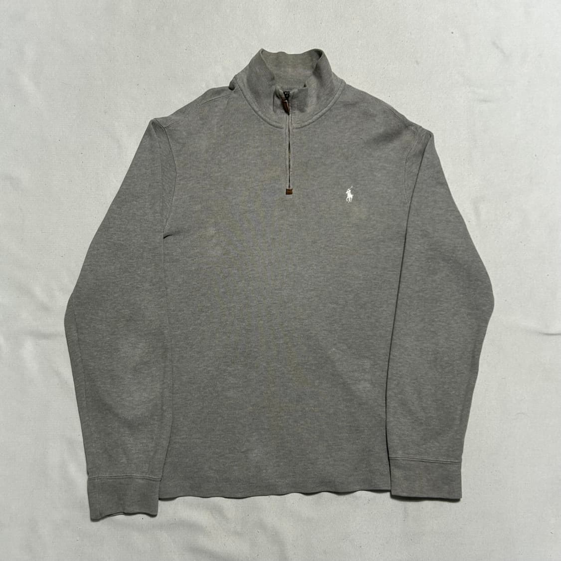 L 폴로랄프로렌 그레이 반집업 니트 상품이미지2