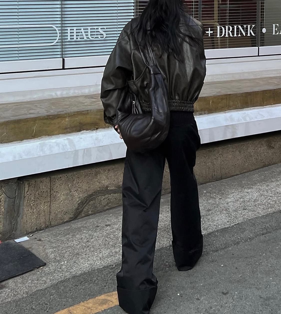 트리밍버드 레더 브라운 자켓 상품이미지5