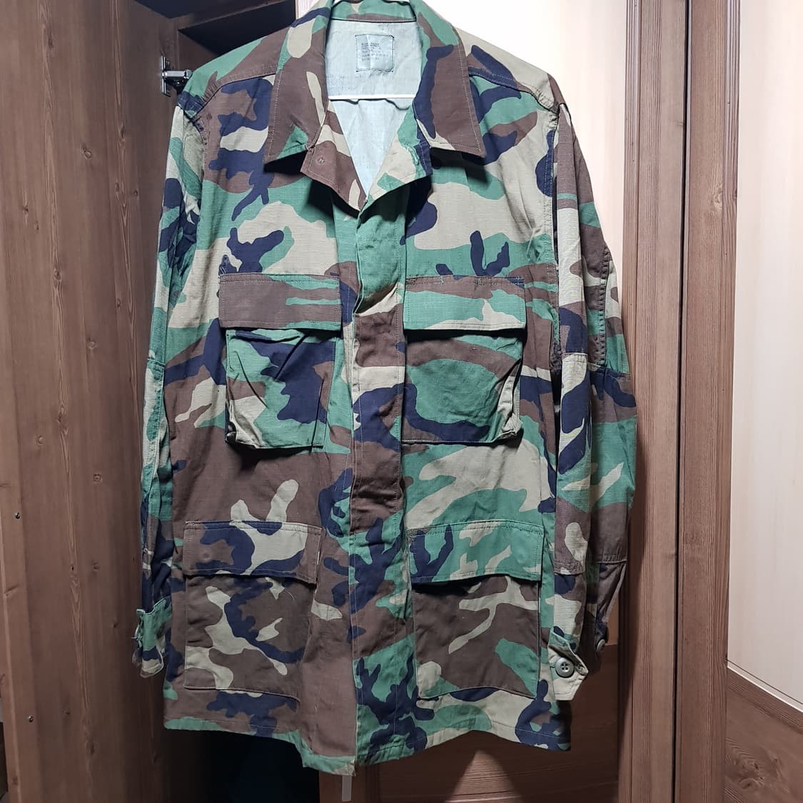 105 /M-R/미군 우드랜드 BDU 립스탑자켓 /519-XL 상품이미지5