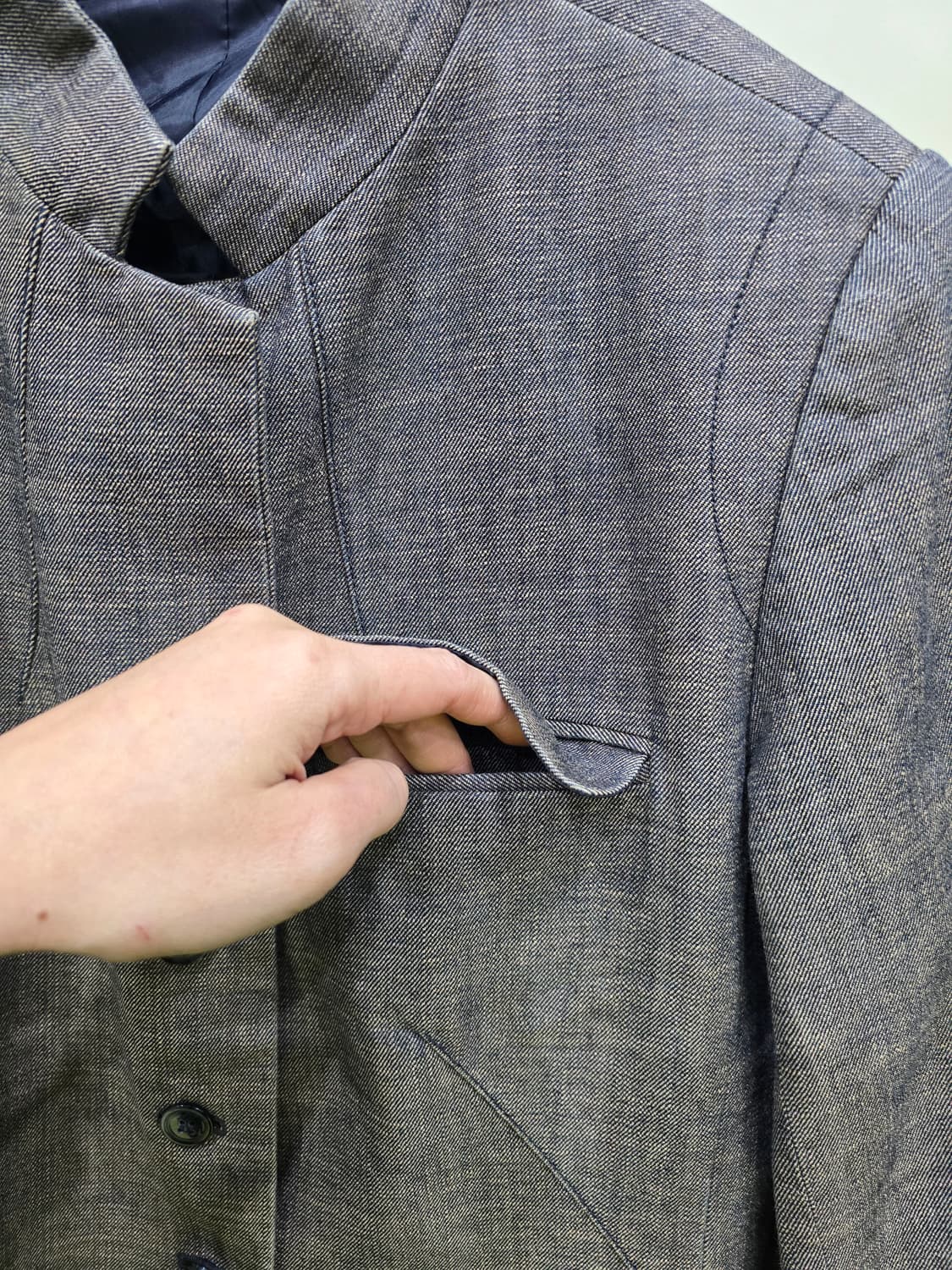 IMAGERY 여성 노카라 자켓 상품이미지10